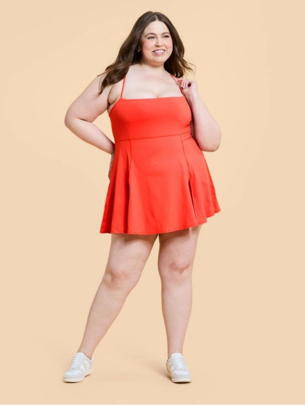 NWT Blogilates Everything Active Dress in Coral Red Size Women's 2X